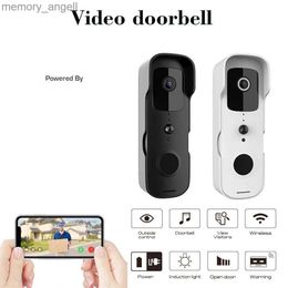 Doorbells 1080P WIFI Video Doorbell Tuya Smart Home Door Bell Wireless Security Camera Doorbell SmartLife APP PIR Motion Detection 1080P YQ2301003