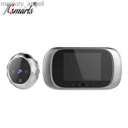 Doorbells Smart Electronic deurbel Camera Video Peephole On Door Mirilla Digital Puerta Door Viewer With IR Leds YQ230928