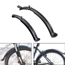 Bike Fender 2pcs/set Synthetic Plastic Foldable Adjustable Bicycle Mudguard for 26 Inch Bikes 230928