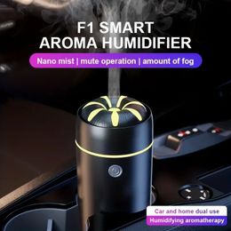 1Pc New Car Ultrasonic Essential Oil Aromatherapy Machine USB Portable Household Spray Air Purification Aromatherapy Humidifier