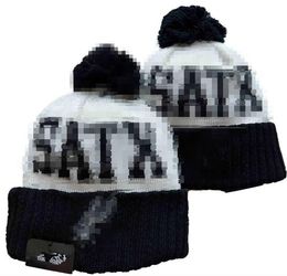 Spurs Beanies North American Basketball Team Side Patch Winter Wool Sport Knit Hat Skull Caps A1