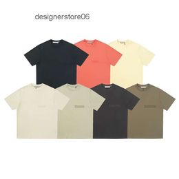 Men's T-shirts 2023 New 3d Letter t Shirt Fashion Designer and Women's Couple Cotton Hot Melt Printing Size Street Wear Price Colours casual