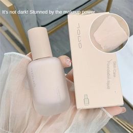 Fragrance 1PC Liquid Foundation Full Concealer Waterproof Base Brighten Whitening Cover Dark Circles Matte Face Makeup Cosmetic 230927