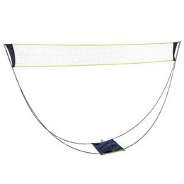 Badminton Sets Outdoor Volleyball Net Folding Adjustable Tennis Stand Pole for Beach Grass Outdoors F2TC 230927