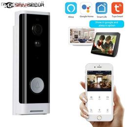 Doorbells 1080P Tuya Smart Wifi Doorbell Camera Ring Door Bell App Intercom Motion Detector Night Vision Security Camera YQ230928