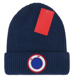 Brand Designer Canada Knitwear Temperament Versatile Beanie Knitted Warm Letter Design Christmas Gift Very Nice Hat A6