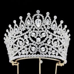 Silver Tiara and Crown for Women Crystal Crowns Rhinestone Princess Tiaras Bride Wedding Hair Accessories for Bridal Birthday Halloween Cos-play Christmas