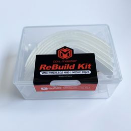 20 Types Coil Master Rebuild Kit Heating Wires Prebuilt premade Coil Alien Fused Clapton Flat RBK For VINCI-VM1 Ni80 Smoking Accessories