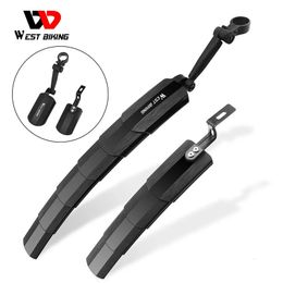 Bike Fender WEST BIKING Foldable Universal Bike Mudguard Bicycle Front Rear Fender Cycling Wheel Wings Mud Guard Mountain Bike Fender 230928