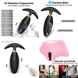 NXY Vibrators Wireless Anal Plug Removable Butt Stimulator Vaginal Clitoris Vibrator Remote Control Erotic Adult Sex Toys for Couples 230809