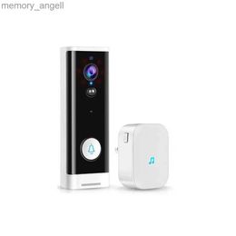 Doorbells Intelligent WiFi Doorbell Motions Detection PIR Sensor Visible Video Intercom Voice Talk Door Bell Ring Home Factory YQ230928