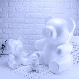 PE foam Modelling polystyrene bear rabbit dog for pe rose flower head bear craft for gift valentine's day301o