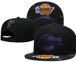 2023 American Basketball Lakers Snapback Hats 32 Teams Luxury Designer HOU OKC PHI LAC Casquette Sports Hat Strapback Snap Back Adjustable Cap a5