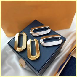 Women Gold Earrings Fashion Designer Earring Jewellery Luxurys Stud Earrings Square Earring Hoops Studs Lover Birthdays Gift229l