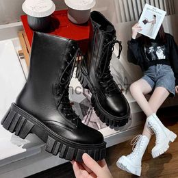 Boots Sweety Colour Thick Sole Casual Shoes Women Flat Real Leather Round Toe Platform Ankle Botas Autumn Comfort Short Boots Sneakers x0928