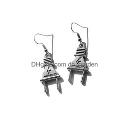 Stick Earrings For Women Fashion Punk Drop Simple Cool Cute Jewellery Custom Handmade Girls Snake Cross Animal Delivery Smt1D