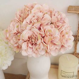 Christmas Decorations 5pcs Beautiful Artificial Peony Flowers High Quality White Bouquet Wedding Home Table Decor Flowers Christmas Arrangement