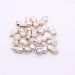 Pendant Necklaces Natural Freshwater Baroque Pearl Pendants Irregular Geometry Charms For DIY Jewelry Making Necklace Earrings Accessories