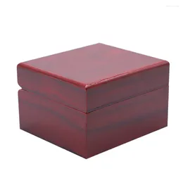 Jewellery Pouches 1pc Elegant Storage Box Sturdy Wood Container For Watch Use Bag