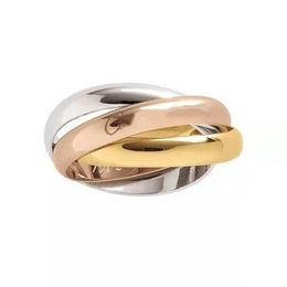 Fashion 3 in 1 Designer Ring High Quality 316L Stainless Steel Rings Jewelry for Men and Women324Z