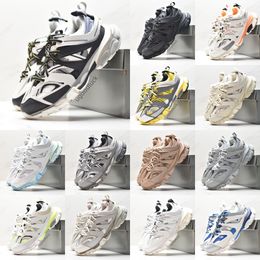 Designer Fashion Shoes Triple Sneakers Mesh Print Retro Sneakers Men Shoes Women Shoes Grey White Black Green Sneakers Men Navy Blue Casual Dad Shoes