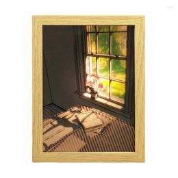 Frames LED Glowing Po Frame Light Up Art Paint Fill Your Space With Amazing Contrast Between And Dark For Living