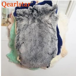 Scarves Qearlstar 100 High Quality Real Rex Rabbit Fur Skin 4025cm Raw DIY Clothing Accessories Home Decoration Genuine Pelt JX01 230927