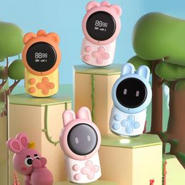 Toy Phones 22 Channel Cartoon Interphone 3 KM Connexion Intercom Phone with Anti Loss Lanyard 10H Battery Life Birthday Gift 230928