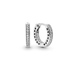 Earrings Pandorara Designer Luxury Fashion Women 925 Silver Girl Simple And Small Design Sweet And Advanced Style Perfect For Girls' Holiday Gifts