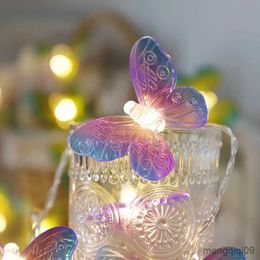 Christmas Decorations Butterfly LED Fairy Lights Battery USB Operated Wedding Christmas Outdoor Room Garland Decoration Curtain Lights