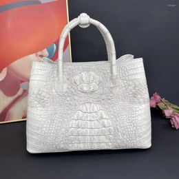 Evening Bags Fashion Real Alligator Women Handbags Designer Crocodile Skin Leather Shoulder Female Girl Crossbody Bag