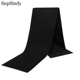 Scarves SupSindy Winter Men Wool Scarf With Tassels Soft Comfortable Solid Colour Thick Warm Cashmere For 17 Colours 230928