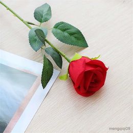 Christmas Decorations Artificial Flowers Bouquet Red Silk Rose Flower for Wedding Home Table Decoration Christmas Valentine's Day Gifts