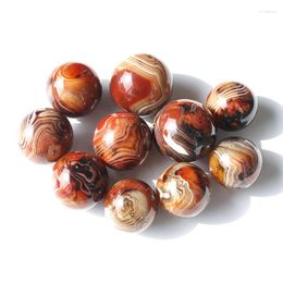 Decorative Figurines 1 Kg Heated Natural Sardonyx Agate Stone Spheres Craft