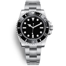 Mens sports watch 40mm ceramic green bezel automatic mechanical 2813 stainless steel luminous watch diving waterproof 30M watch260b