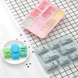 Baking Moulds Silicone Car Cake Non-stick Kitchen Bakeware Mould Pan Pudding Maker Mold DIY Chocolate Chip Tool