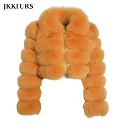 Women's Fur Faux Fur Women's Real Fur Jacket Zipper Lady Short Style Fur Coat Winter Thick Warm Fur Outerwear S7636 230927