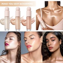 Concealer QI Light Liquid Highlighter Luminizer For Body Face Contouring Bronzer Silky Glow Contour Shimmer Beauty Makeup 230927