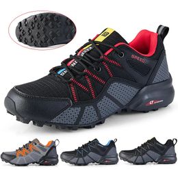 Dress Shoes Hiking Men Mesh Breathable Travel Outdoor Woodland CrossCountry Mountain Cycling Sports 230927