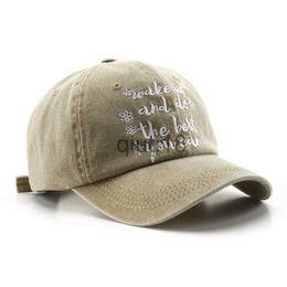 Ball Caps Vintage Washed Distressed Cotton Dad Hat Baseball Cap Adjustable Polo Trucker Unisex Style Headwear Outdoor Couple Baseball Cap x0928