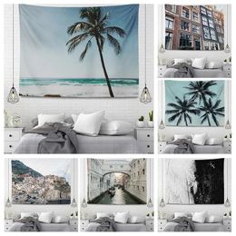 Tapestries Custom Wall decoration tapestry aesthetic room decor tree accessories wall hanging funny large fabric home autumn 230928