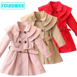 Jackets spring autumn girls jacket coat Children Outerwear Coat long sleeve Kids Clothes Baby Girls Jackets For baby girl 210Y 230927