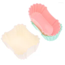 Baking Moulds 3pcs/Set Mini Heat Resistance Silicone Muffin Cupcake Mould Bakeware Maker Mould Tray Cup Moulds Reusable Tools