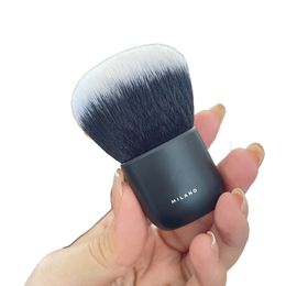 KK Makeup Brush Face 13 Kabuki Powder Cosmetic Brush Synthetic Black Finishing Setting Brush for powders