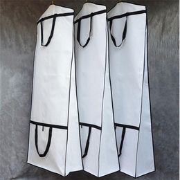 Clothing Wardrobe Storage 71 Thicken Travel Bridal Wedding Gown Dress Breathable Garment Bag Dust Cover Dustproof Long With 322U