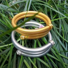 Bangle Two-tier Glitter Filled Silicone Jelly Bracelet Fashion Charm Set Gold Colour Powder For Women Girl Jewelry