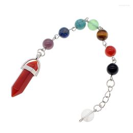 Pendant Necklaces Crystal Pendulum 7 Chakra Stone Healing Crystals Handmade Spiritual Dowsing