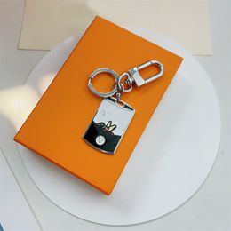 Duck Designer Key Chain Bag Charm Pendant Men Women Titanium Steel Keychain Luxury Letter Keyring Manual Keychains