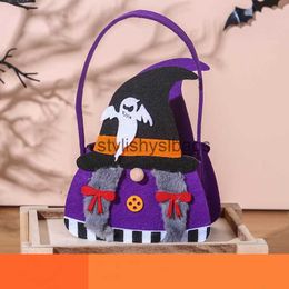 Totes New Halloween Party Non woven Pumpkin Bag Portable Candy Bag Festival Children's Candy Seeking Prop01stylishyslbags