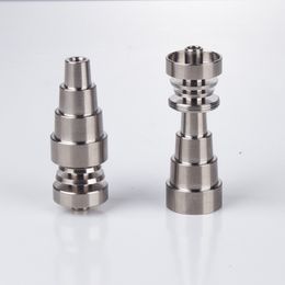 Chinafairprice T003 Glass Bong Tool Titanium Nails Universal 6 in 1 Titanium Nail 10mm 14mm 18mm Male Female Dab Rig Smoking Pipes Accessories